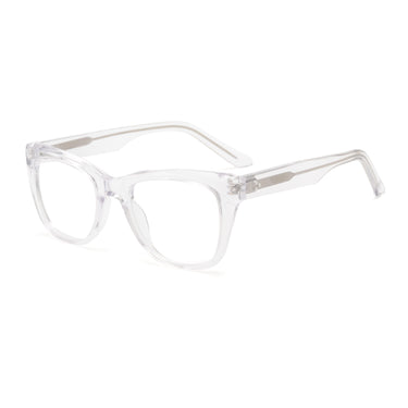 Women Vista Eyeglasses: Kirby - Grey - SpaceSMART Eye Clinic (Diagonal View)